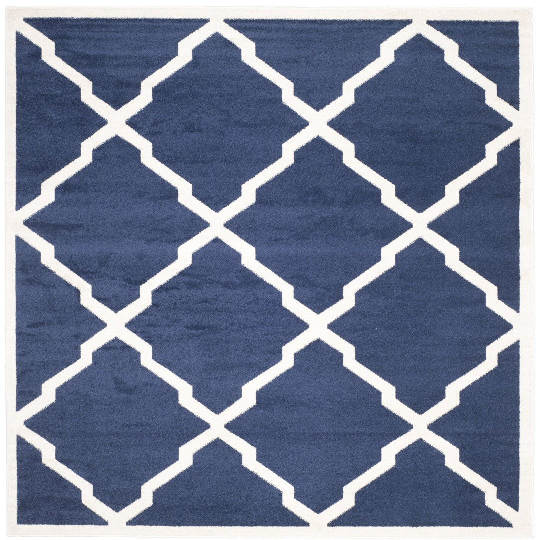 SAFAVIEH Amherst Collection AMT421P Navy / Beige Rug Image 1