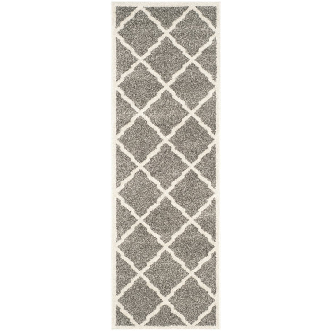 SAFAVIEH Amherst Collection AMT421R Dark Grey / Beige Rug Image 1