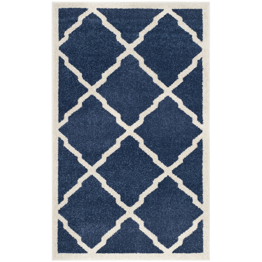 SAFAVIEH Amherst Collection AMT421P Navy / Beige Rug Image 8