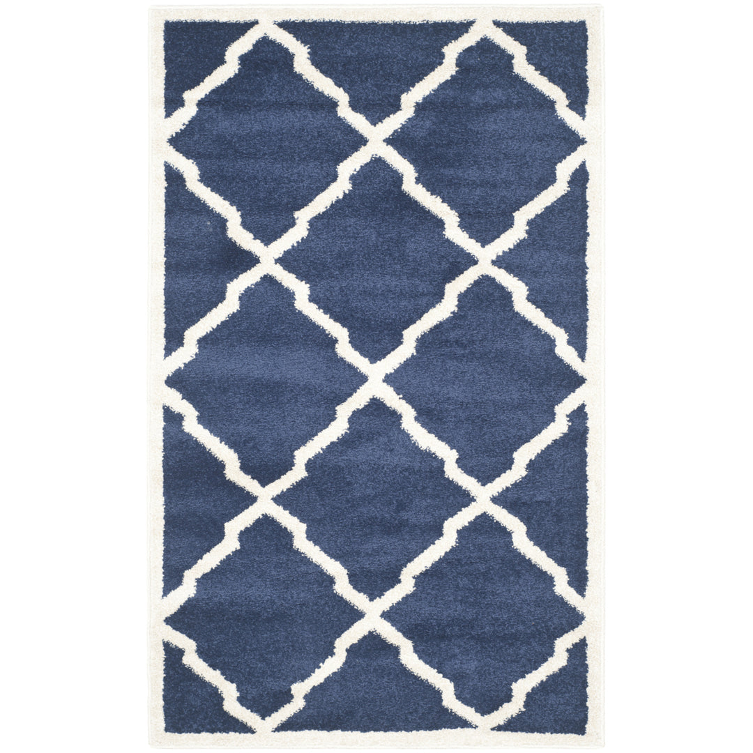 SAFAVIEH Amherst Collection AMT421P Navy / Beige Rug Image 9