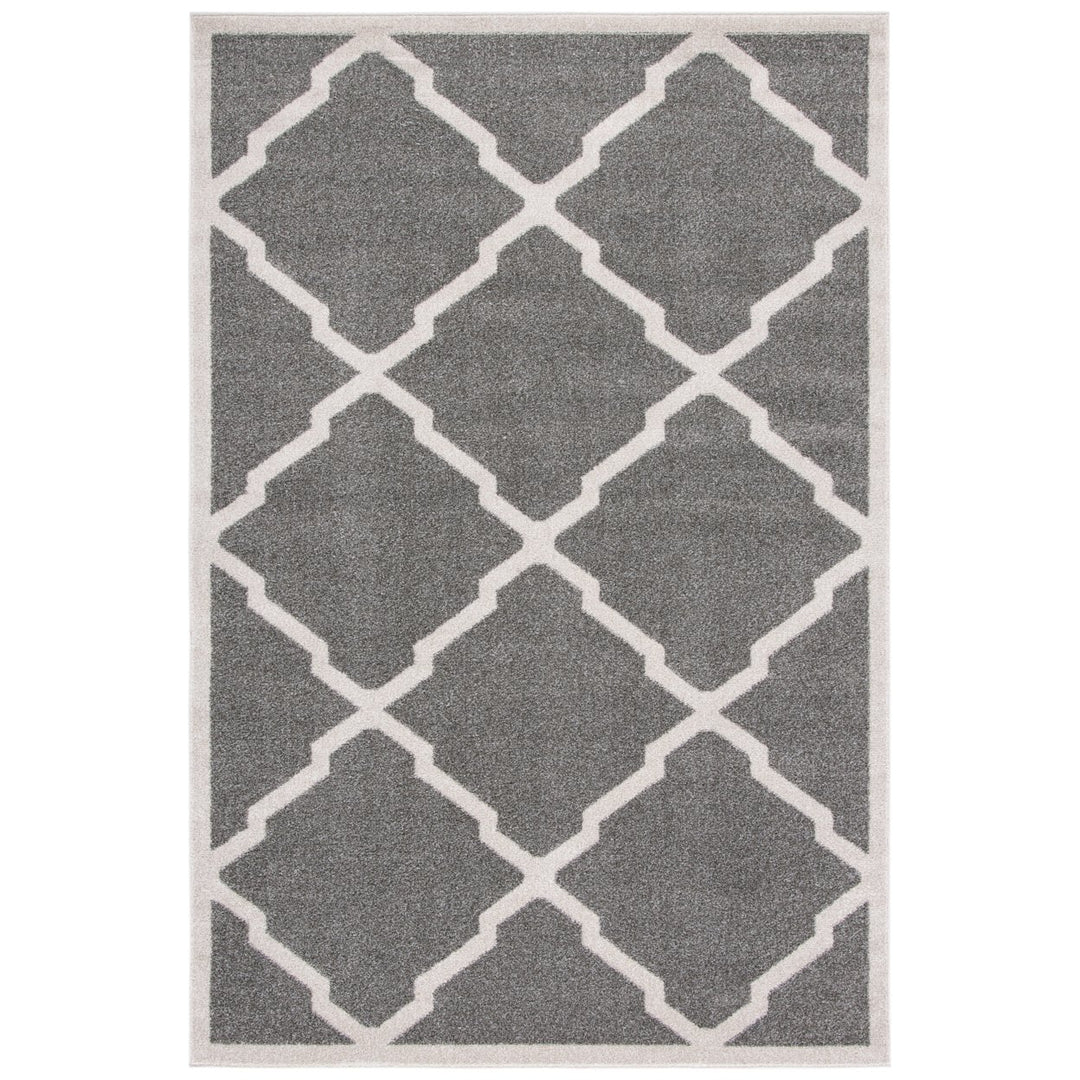 SAFAVIEH Amherst Collection AMT421R Dark Grey / Beige Rug Image 1