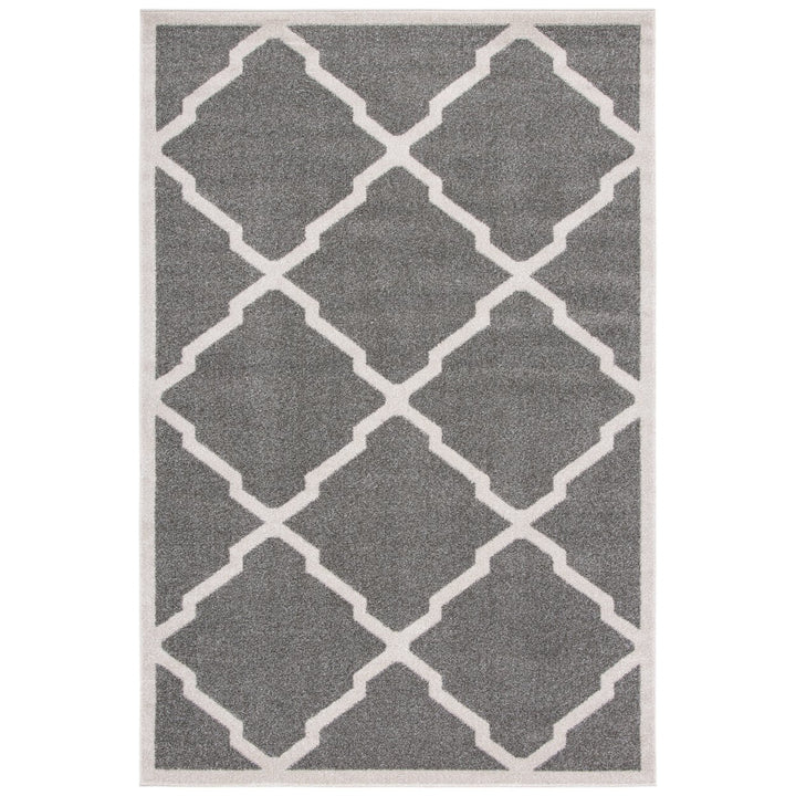 SAFAVIEH Amherst Collection AMT421R Dark Grey / Beige Rug Image 1