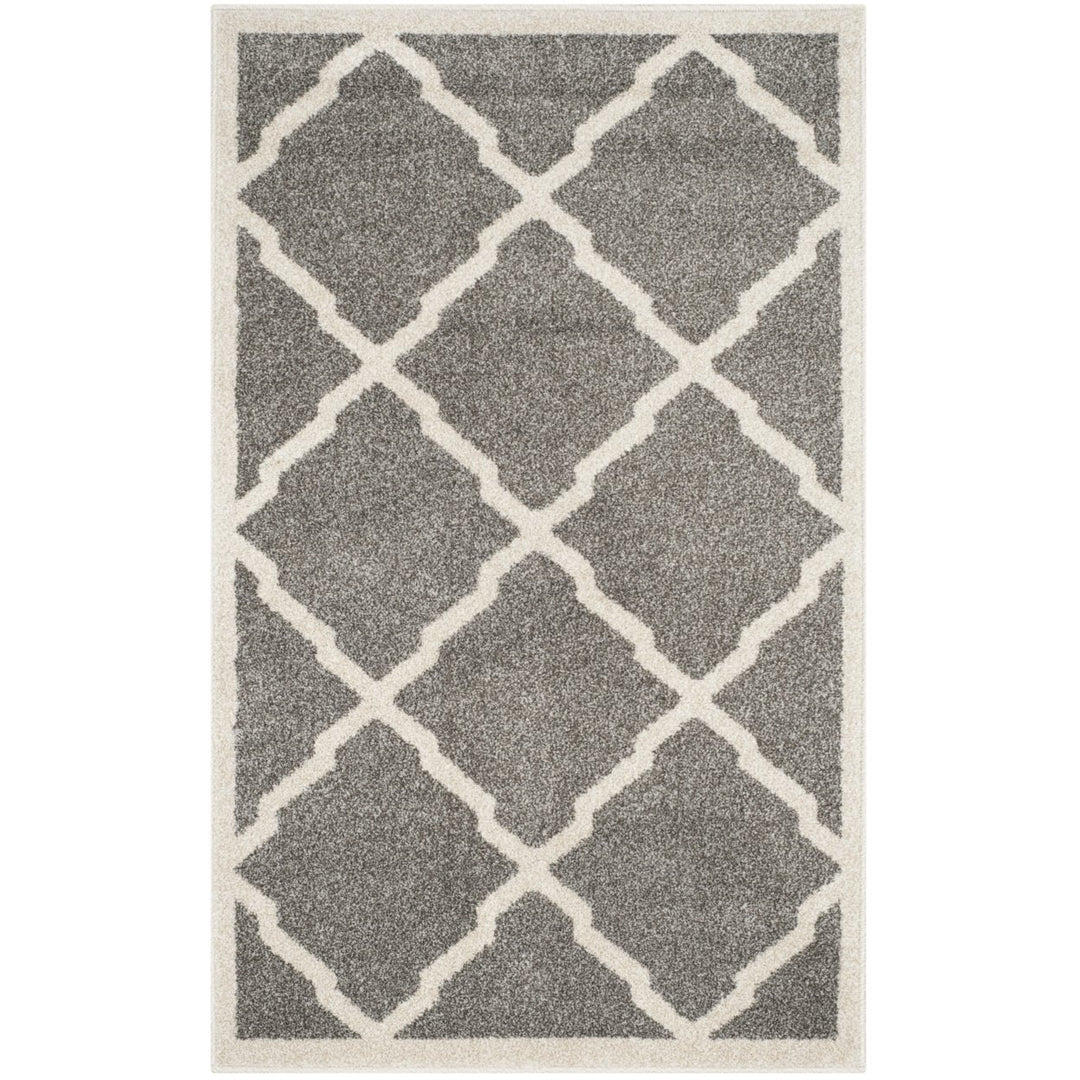 SAFAVIEH Amherst Collection AMT421R Dark Grey / Beige Rug Image 1