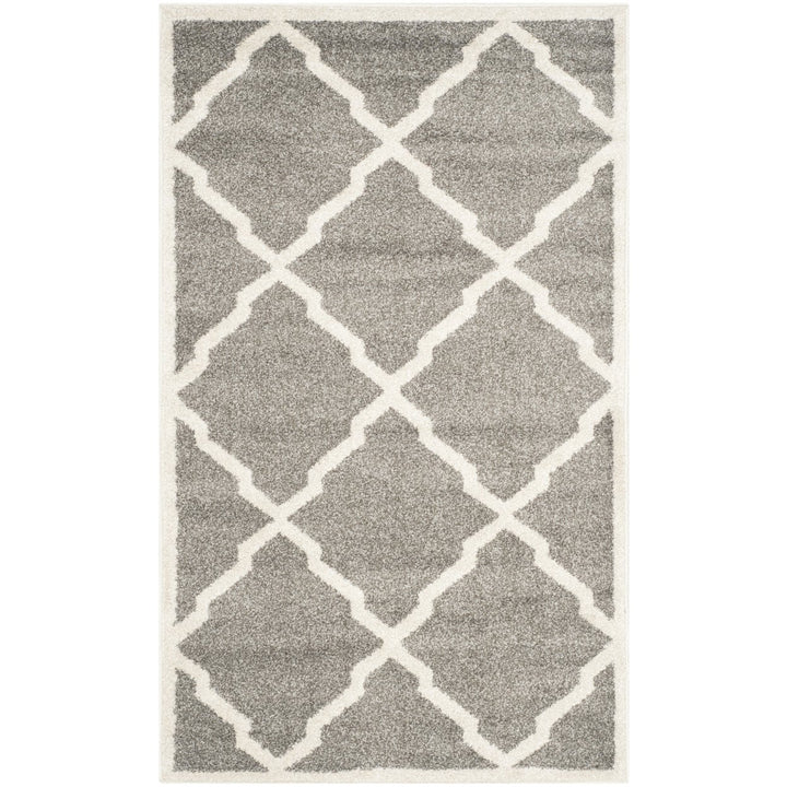 SAFAVIEH Amherst Collection AMT421R Dark Grey / Beige Rug Image 1