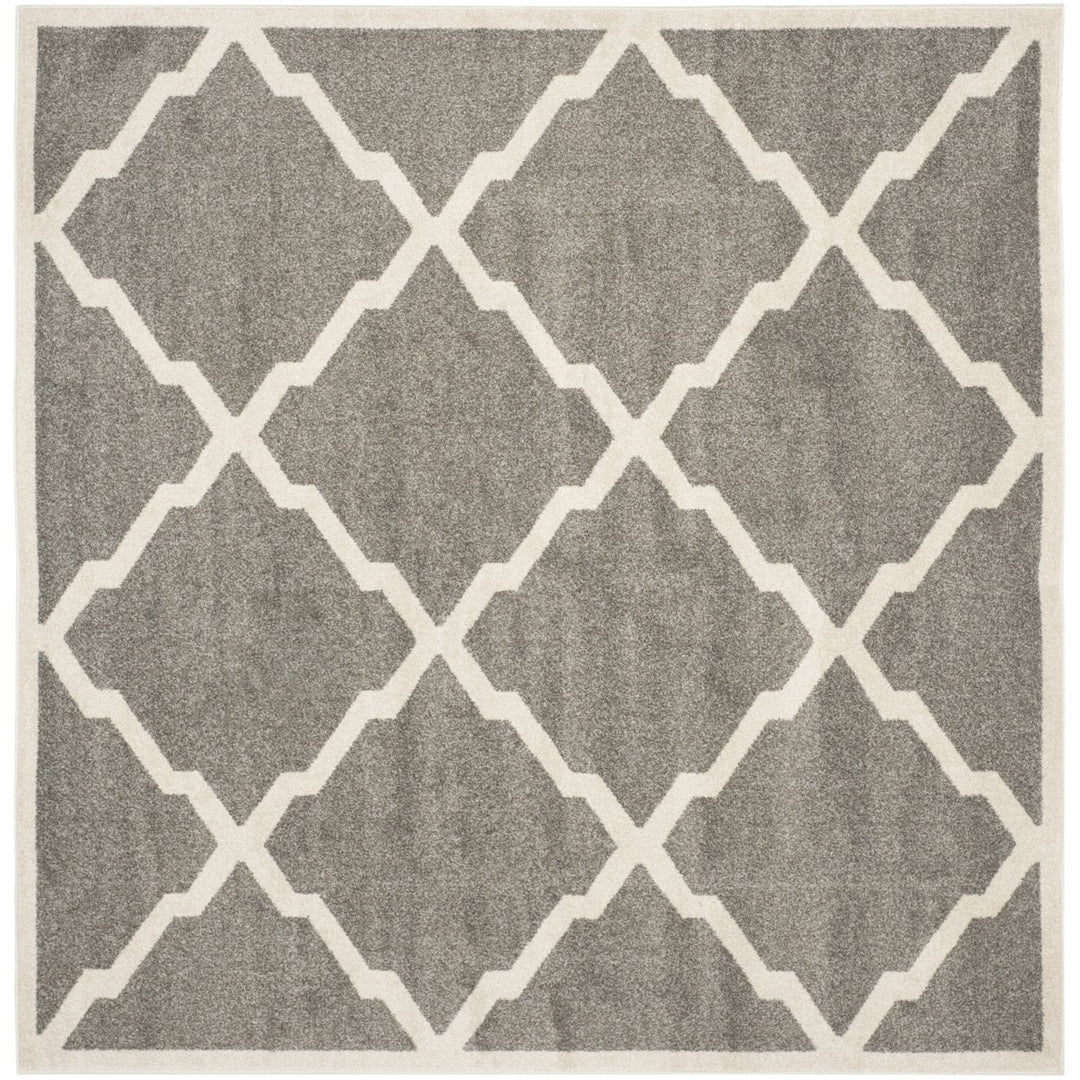 SAFAVIEH Amherst Collection AMT421R Dark Grey / Beige Rug Image 1