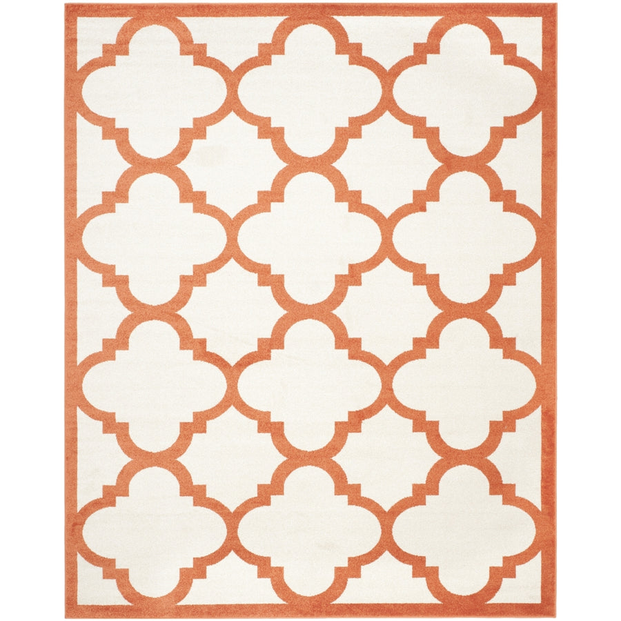 SAFAVIEH Amherst Collection AMT423F Beige / Orange Rug Image 1