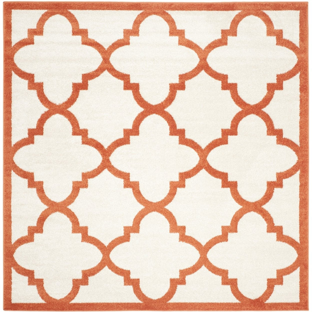 SAFAVIEH Amherst Collection AMT423F Beige / Orange Rug Image 1