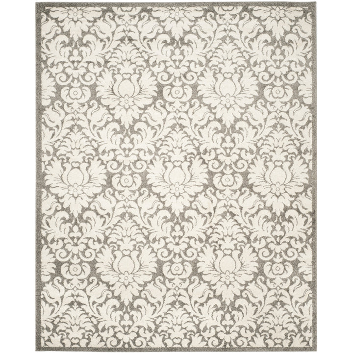 SAFAVIEH Amherst Collection AMT427R Dark Grey / Beige Rug Image 1