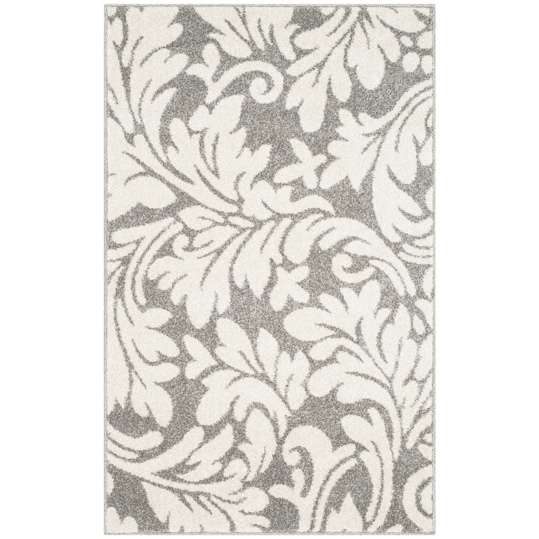 SAFAVIEH Amherst Collection AMT425R Dark Grey / Beige Rug Image 8