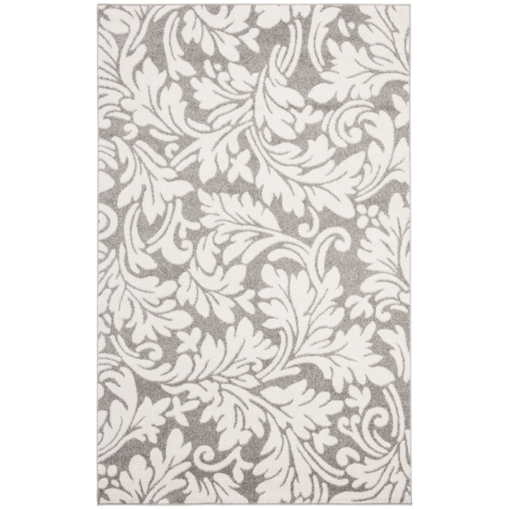 SAFAVIEH Amherst Collection AMT425R Dark Grey / Beige Rug Image 10