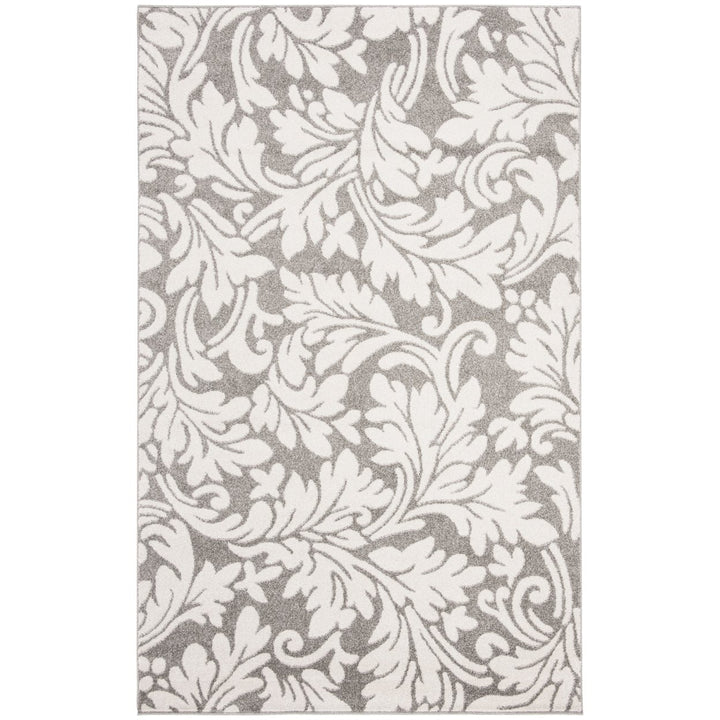 SAFAVIEH Amherst Collection AMT425R Dark Grey / Beige Rug Image 1