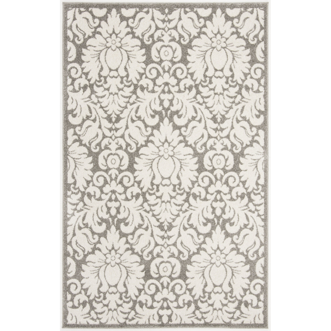 SAFAVIEH Amherst Collection AMT427R Dark Grey / Beige Rug Image 10