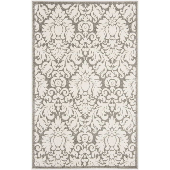 SAFAVIEH Amherst Collection AMT427R Dark Grey / Beige Rug Image 10