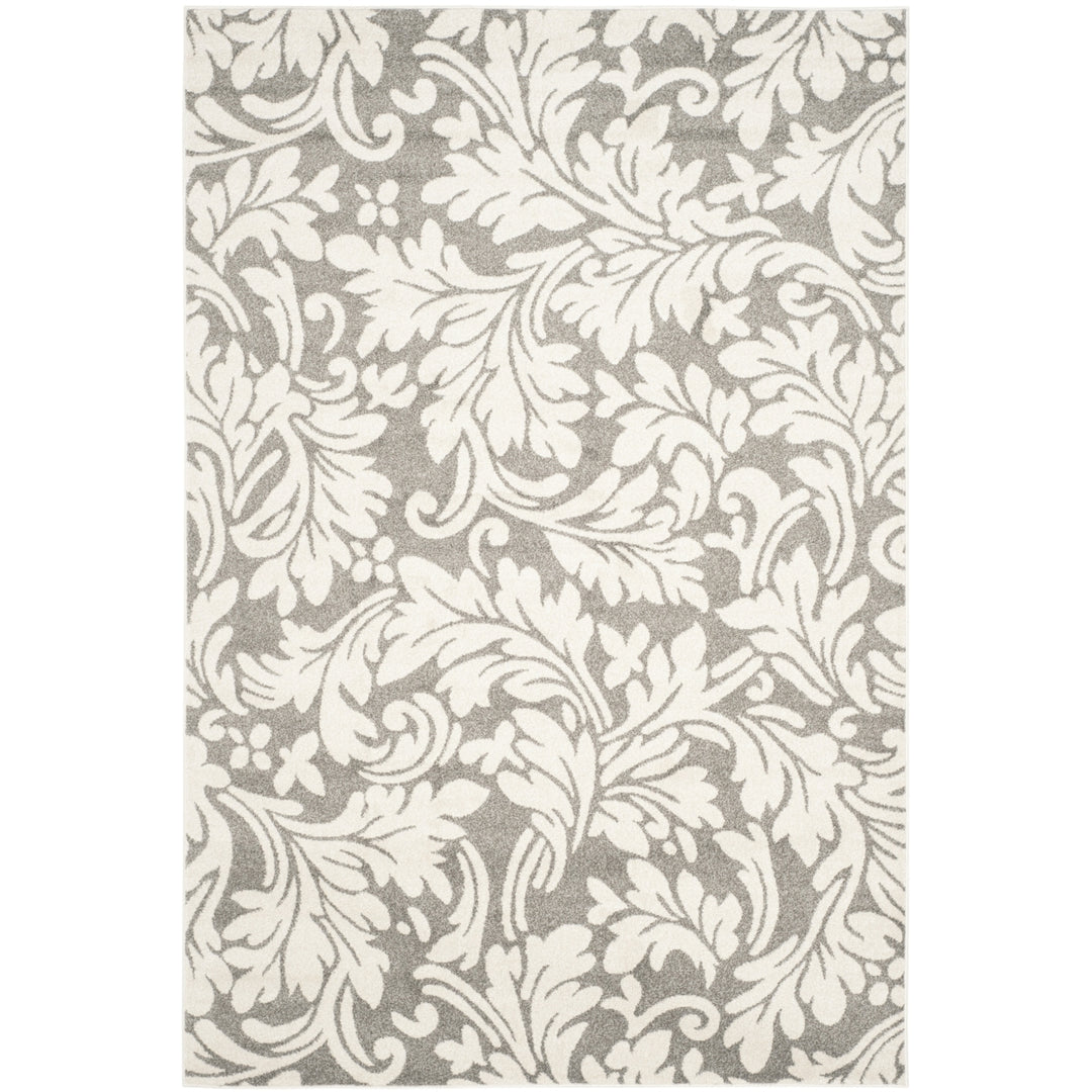 SAFAVIEH Amherst Collection AMT425R Dark Grey / Beige Rug Image 11