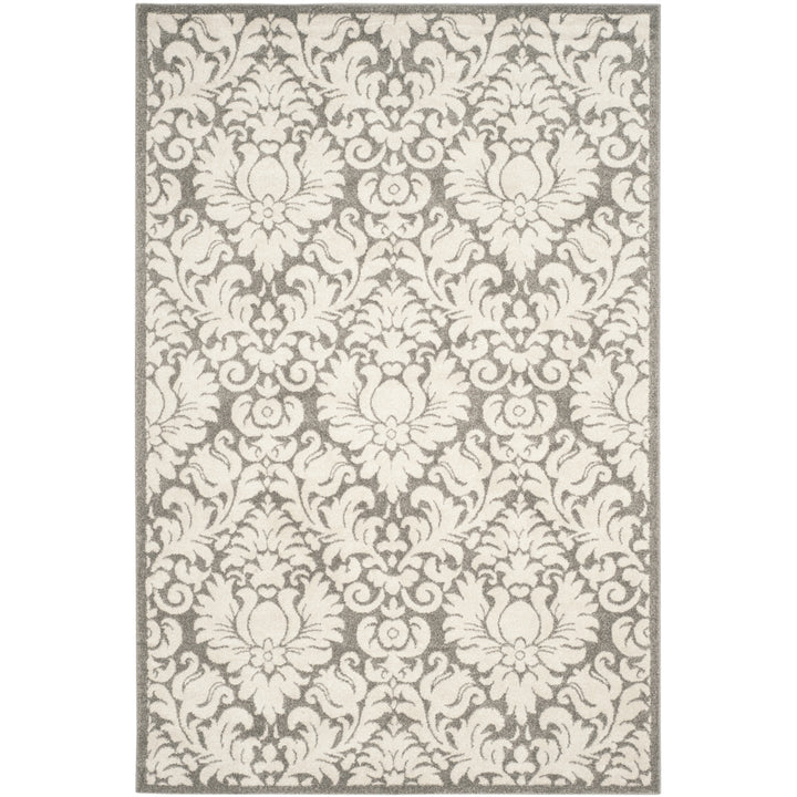 SAFAVIEH Amherst Collection AMT427R Dark Grey / Beige Rug Image 11