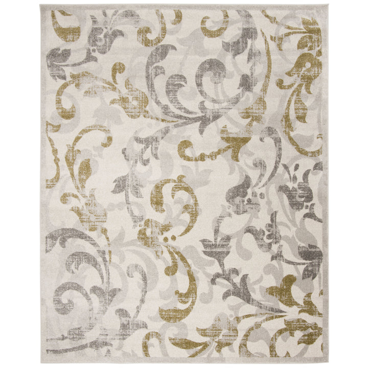 SAFAVIEH Amherst Collection AMT428E Ivory/Light Grey Rug Image 1