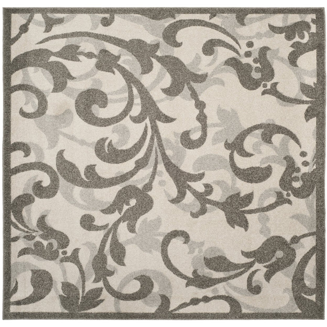 SAFAVIEH Amherst Collection AMT428K Ivory / Grey Rug Image 1