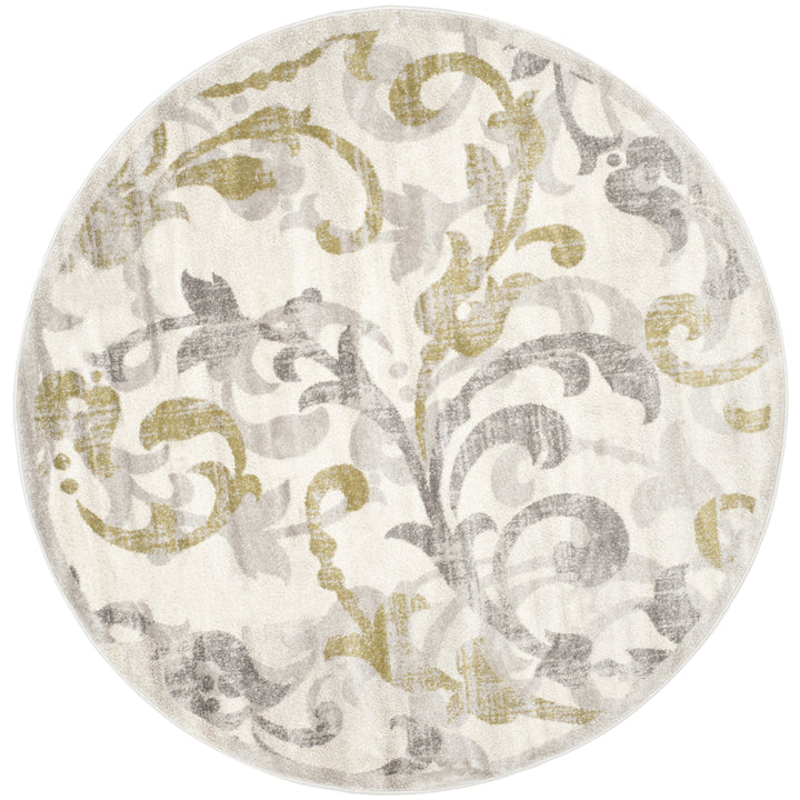 SAFAVIEH Amherst Collection AMT428E Ivory/Light Grey Rug Image 4