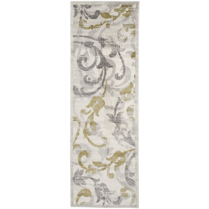 SAFAVIEH Amherst Collection AMT428E Ivory/Light Grey Rug Image 5