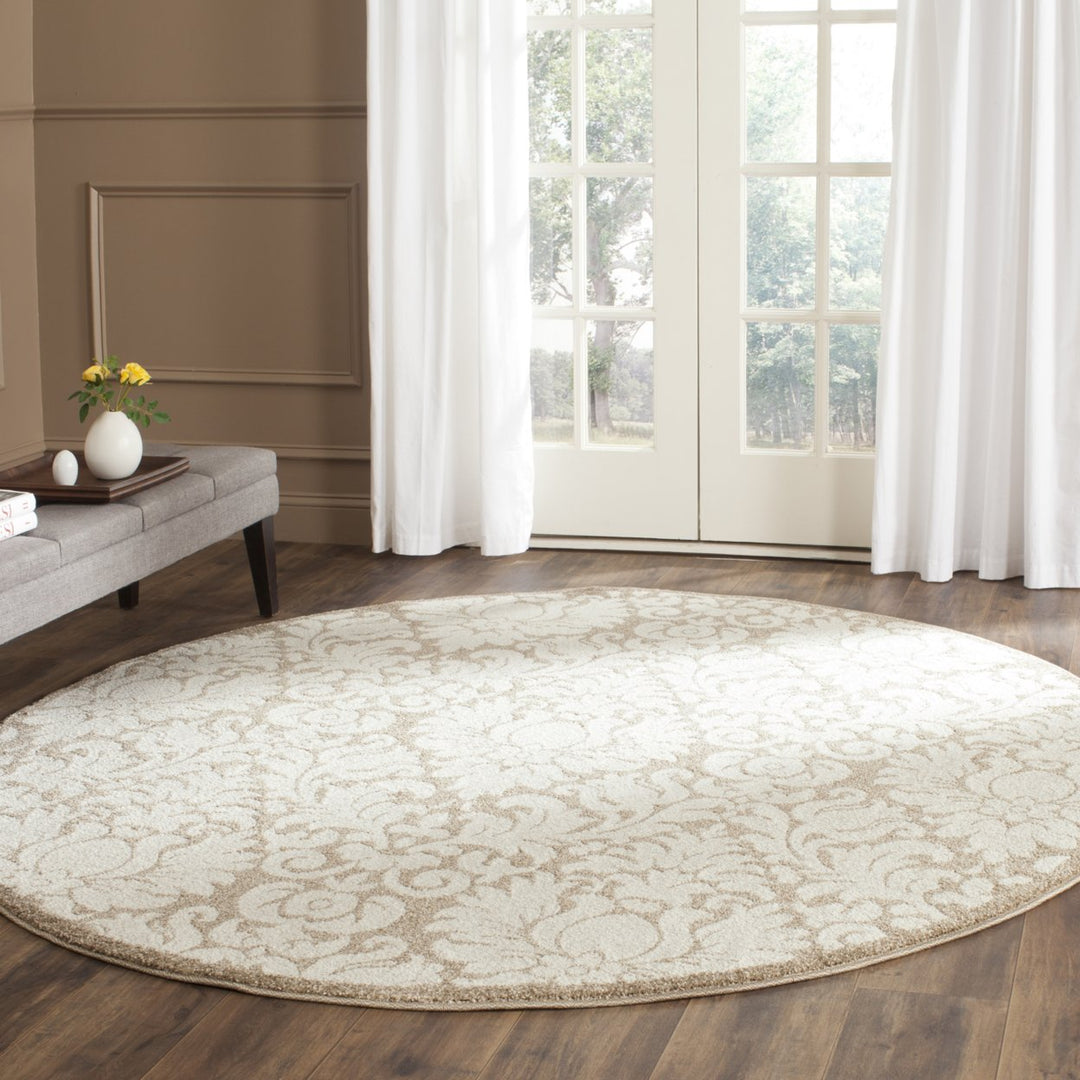 SAFAVIEH Amherst Collection AMT427S Wheat / Beige Rug Image 10