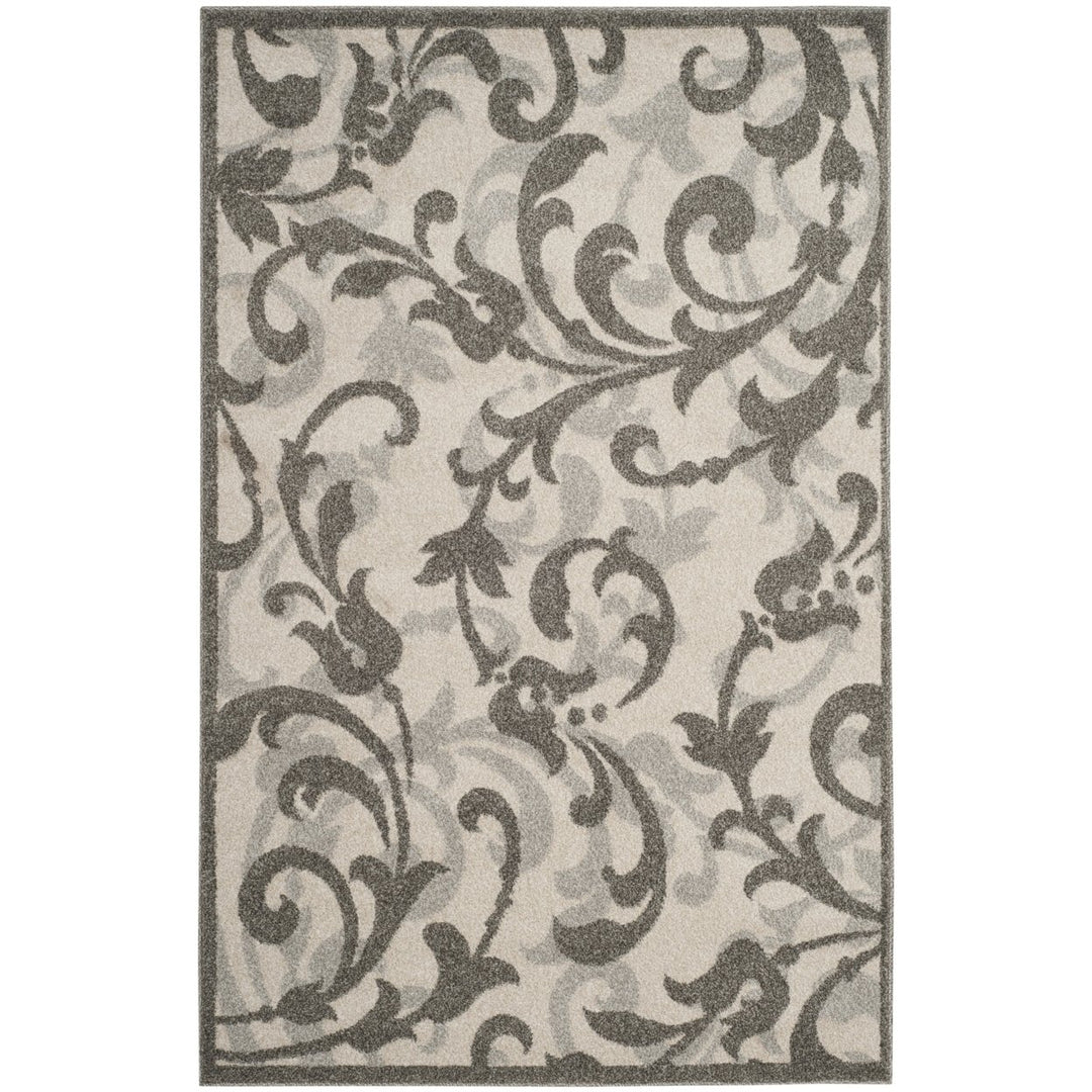 SAFAVIEH Amherst Collection AMT428K Ivory / Grey Rug Image 9