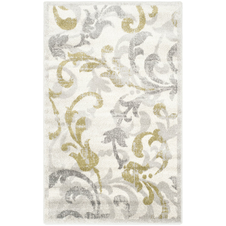 SAFAVIEH Amherst Collection AMT428E Ivory/Light Grey Rug Image 9