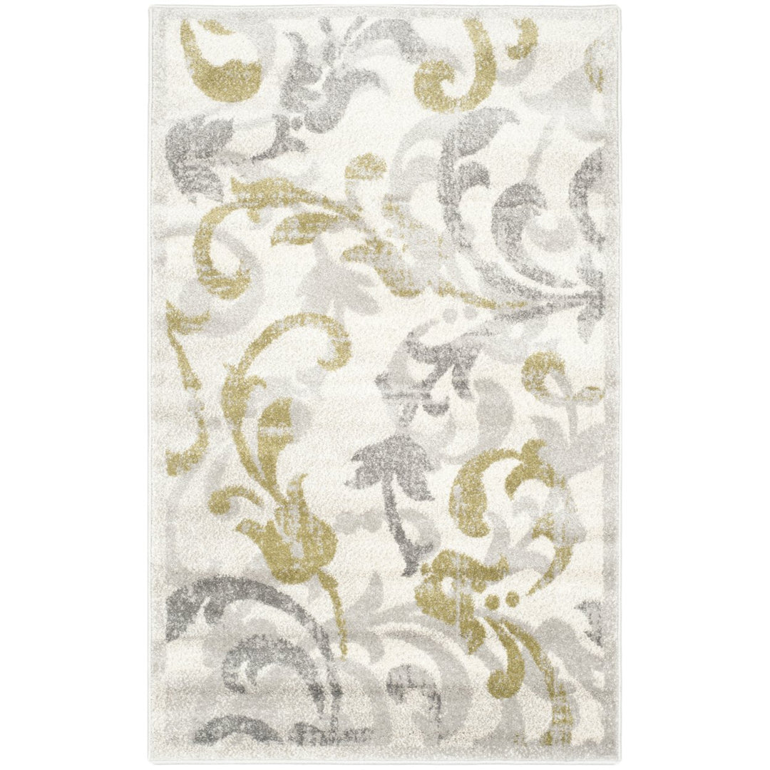 SAFAVIEH Amherst Collection AMT428E Ivory/Light Grey Rug Image 1