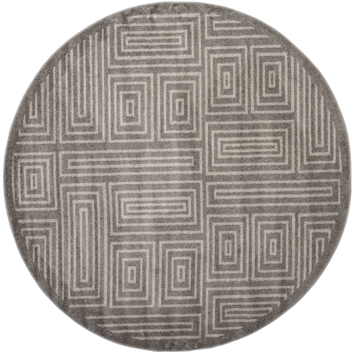 SAFAVIEH Amherst Collection AMT430C Grey / Ivory Rug Image 3