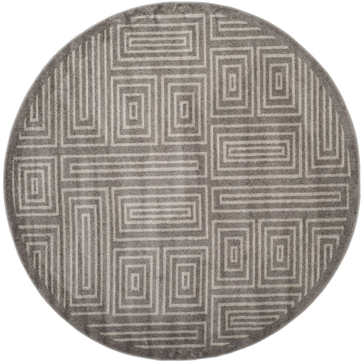 SAFAVIEH Amherst Collection AMT430C Grey / Ivory Rug Image 1