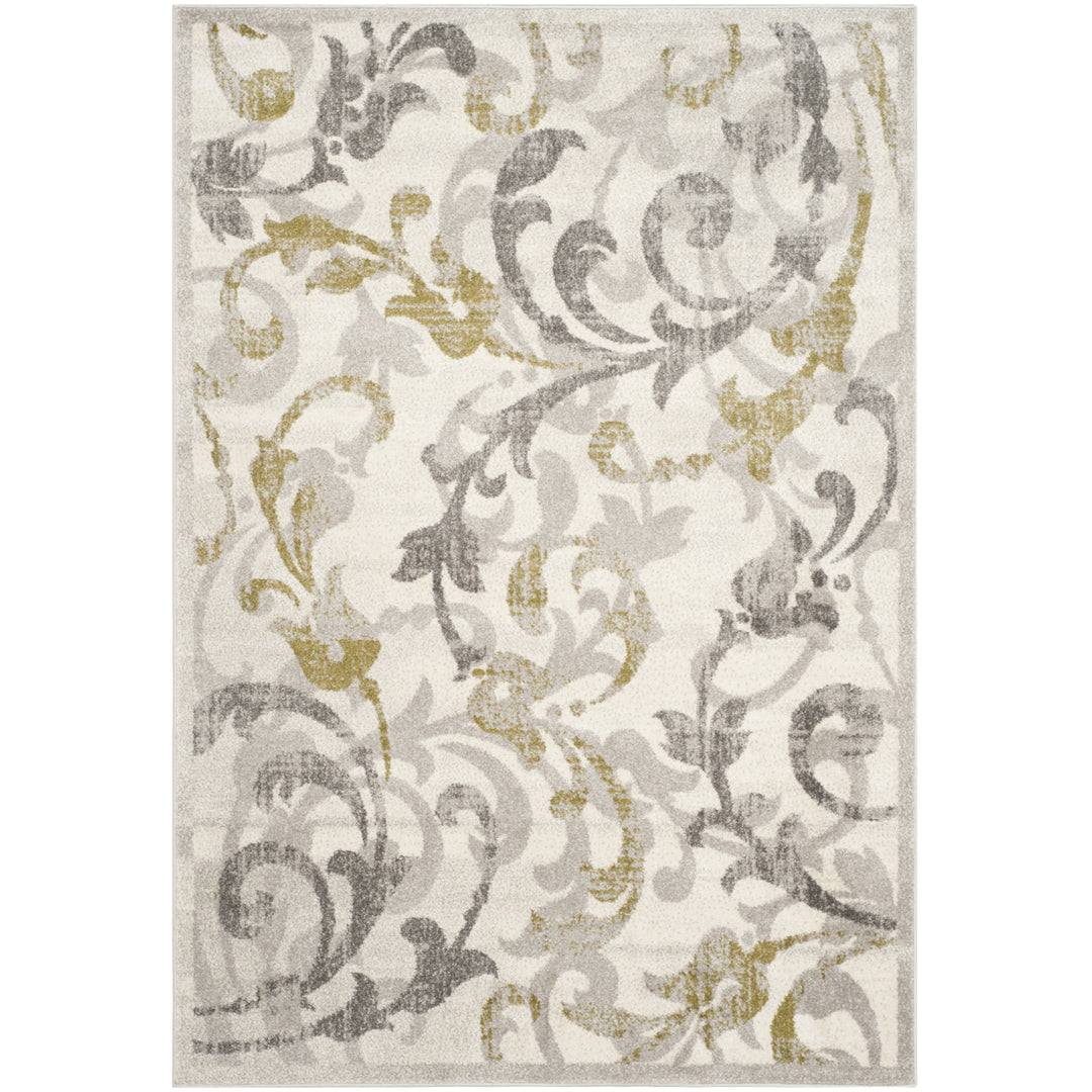 SAFAVIEH Amherst Collection AMT428E Ivory/Light Grey Rug Image 10