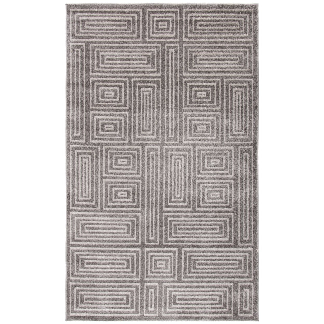 SAFAVIEH Amherst Collection AMT430C Grey / Ivory Rug Image 1