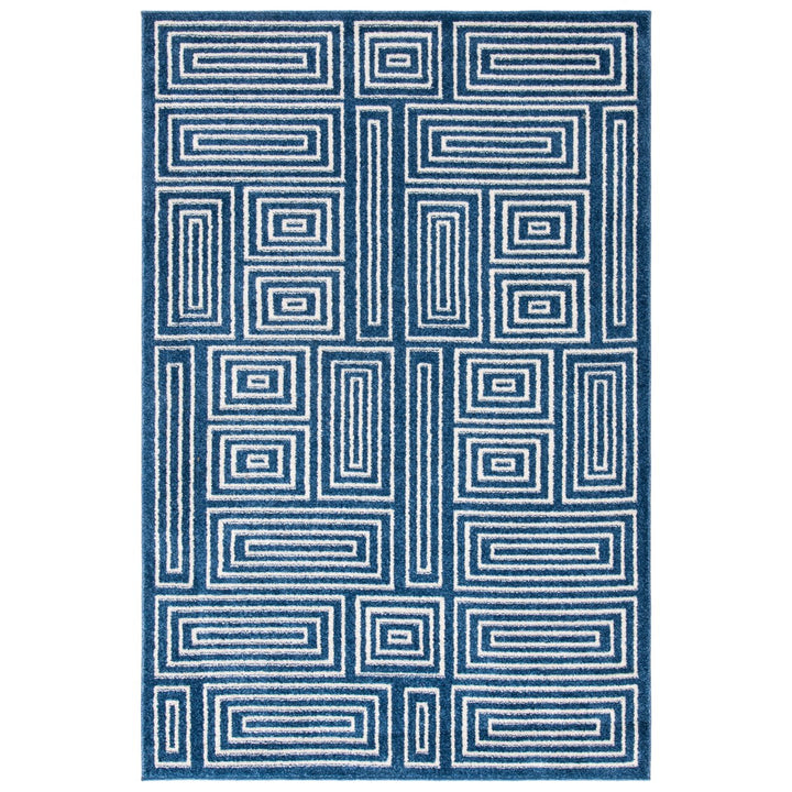 SAFAVIEH Amherst Collection AMT430P Navy / Ivory Rug Image 1