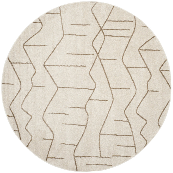 SAFAVIEH Amherst Collection AMT429K Ivory / Grey Rug Image 3