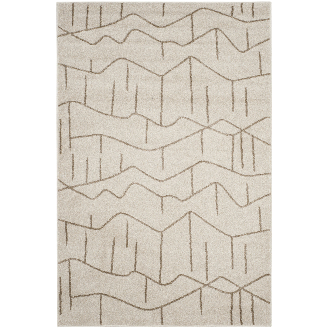 SAFAVIEH Amherst Collection AMT429K Ivory / Grey Rug Image 5