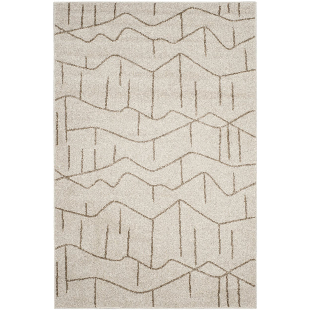 SAFAVIEH Amherst Collection AMT429K Ivory / Grey Rug Image 1