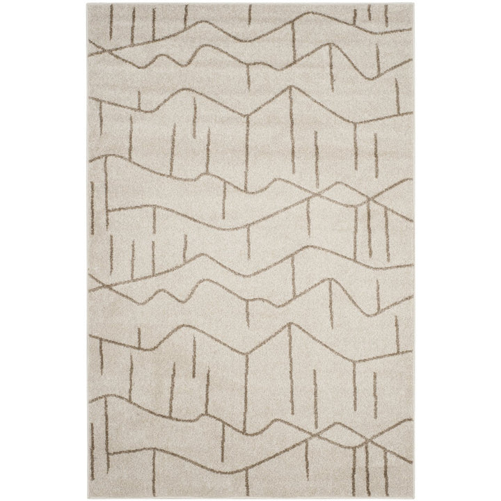 SAFAVIEH Amherst Collection AMT429K Ivory / Grey Rug Image 1