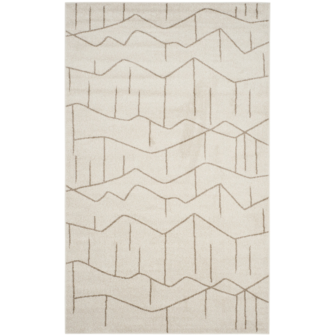 SAFAVIEH Amherst Collection AMT429K Ivory / Grey Rug Image 6