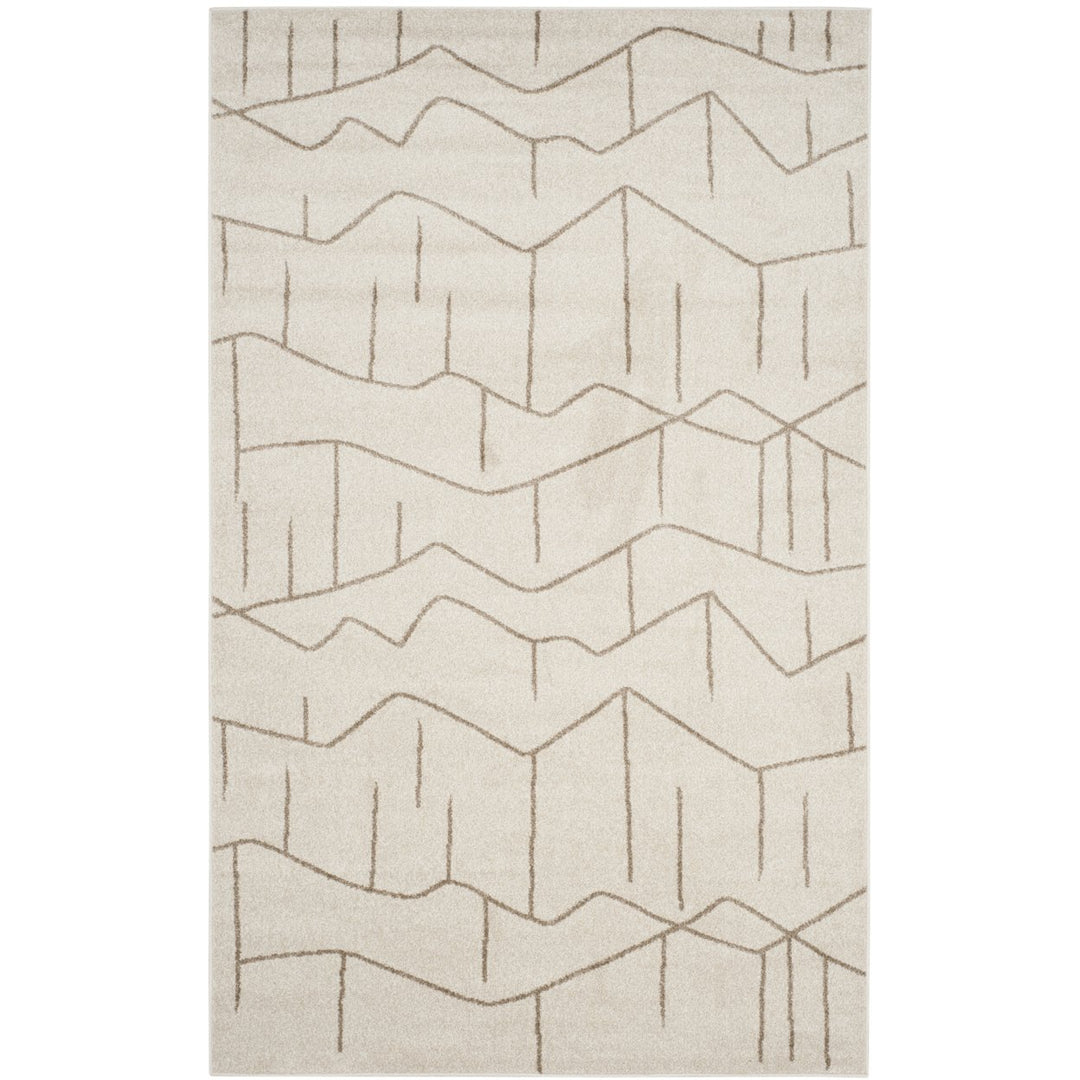 SAFAVIEH Amherst Collection AMT429K Ivory / Grey Rug Image 1