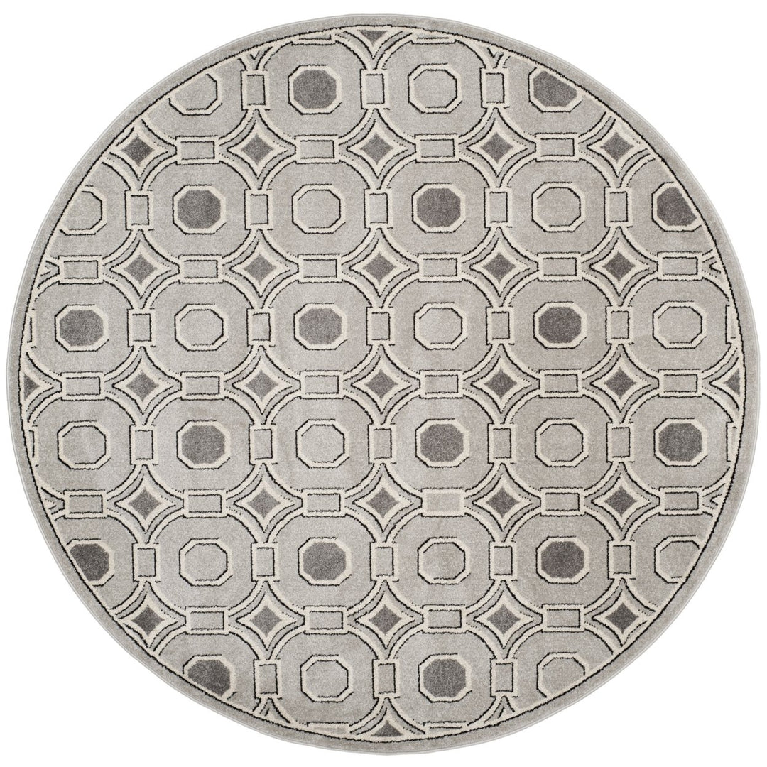 SAFAVIEH Amherst Collection AMT431B Light Grey/Ivory Rug Image 4