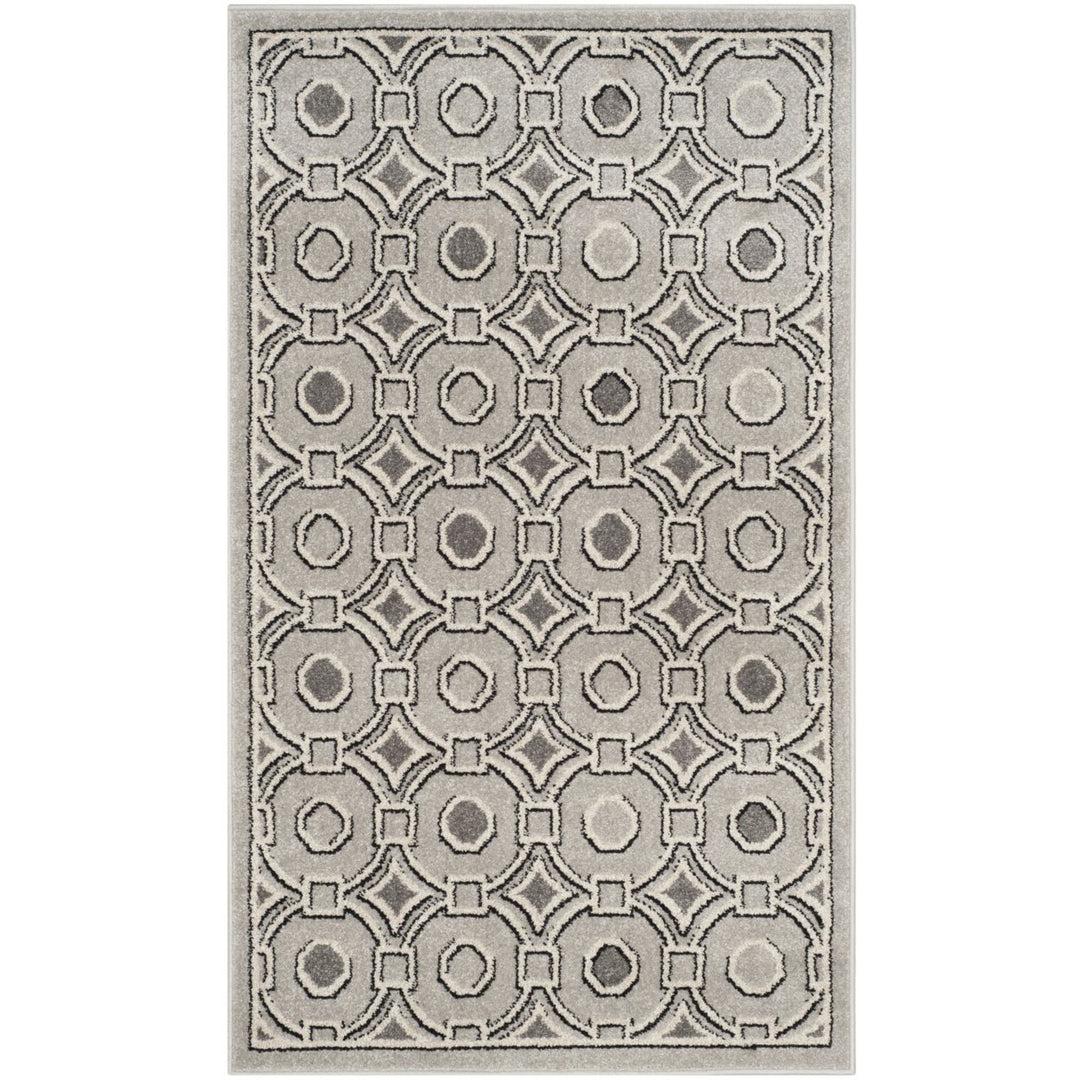 SAFAVIEH Amherst Collection AMT431B Light Grey/Ivory Rug Image 1