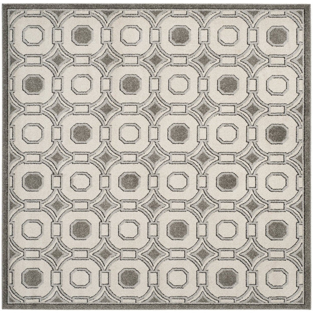 SAFAVIEH Amherst Collection AMT431E Ivory / Grey Rug Image 1