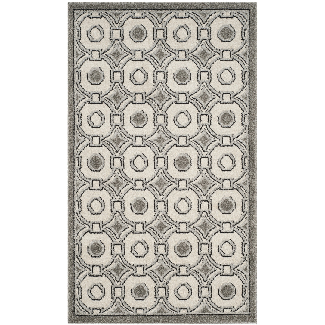 SAFAVIEH Amherst Collection AMT431E Ivory / Grey Rug Image 8