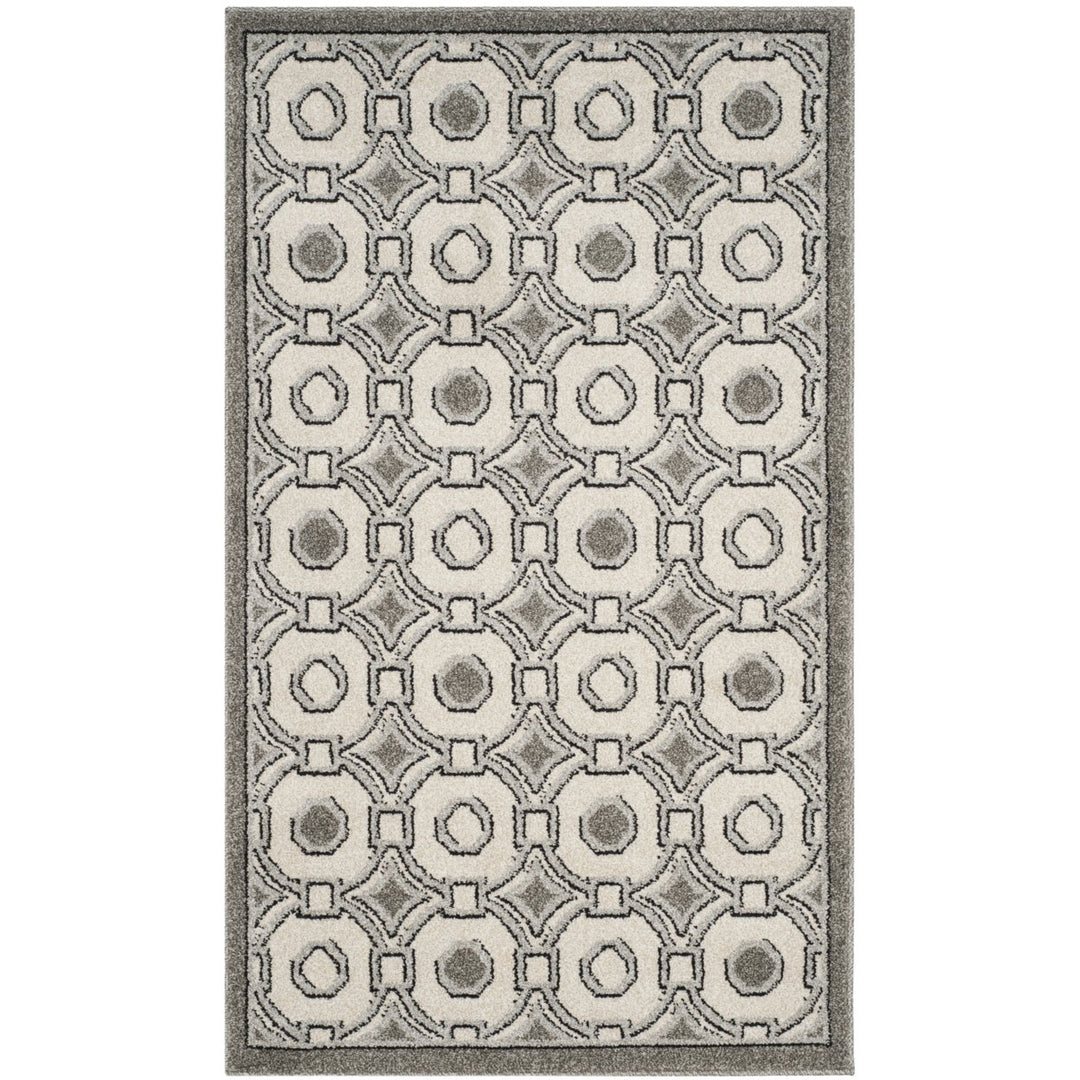 SAFAVIEH Amherst Collection AMT431E Ivory / Grey Rug Image 1