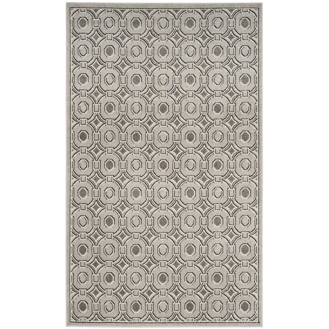 SAFAVIEH Amherst Collection AMT431B Light Grey/Ivory Rug Image 1