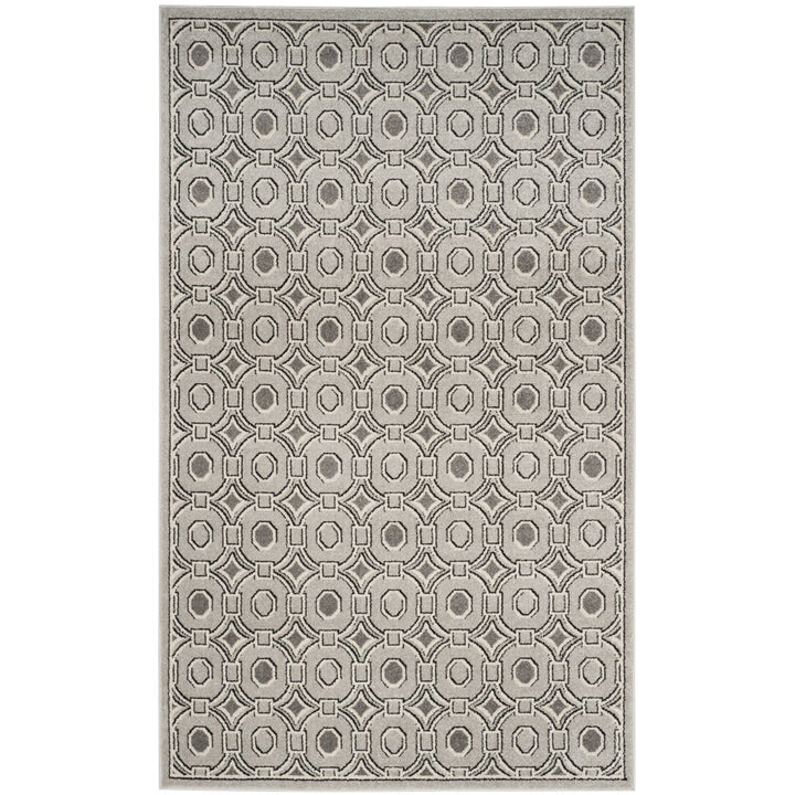 SAFAVIEH Amherst Collection AMT431B Light Grey/Ivory Rug Image 1