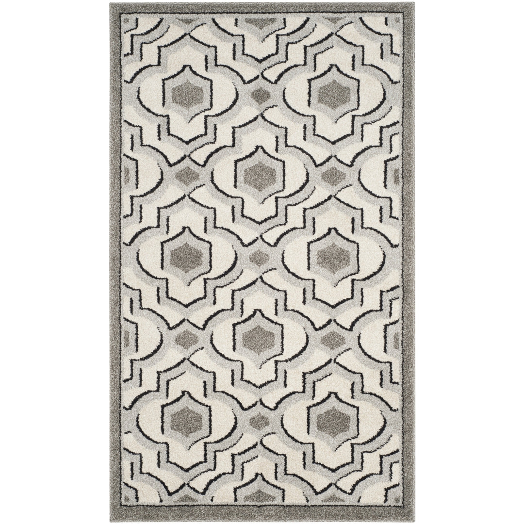 SAFAVIEH Amherst Collection AMT432E Ivory / Grey Rug Image 8