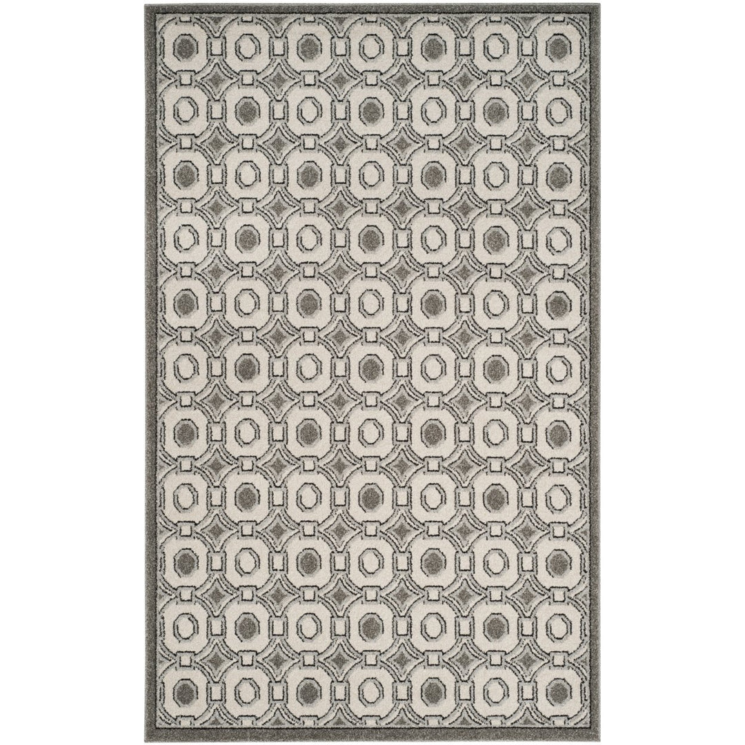 SAFAVIEH Amherst Collection AMT431E Ivory / Grey Rug Image 1