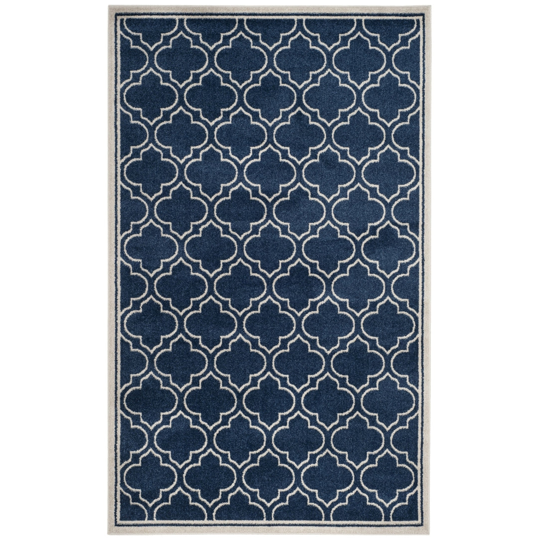 SAFAVIEH Amherst Collection AMTW412P Navy / Ivory Rug Image 1