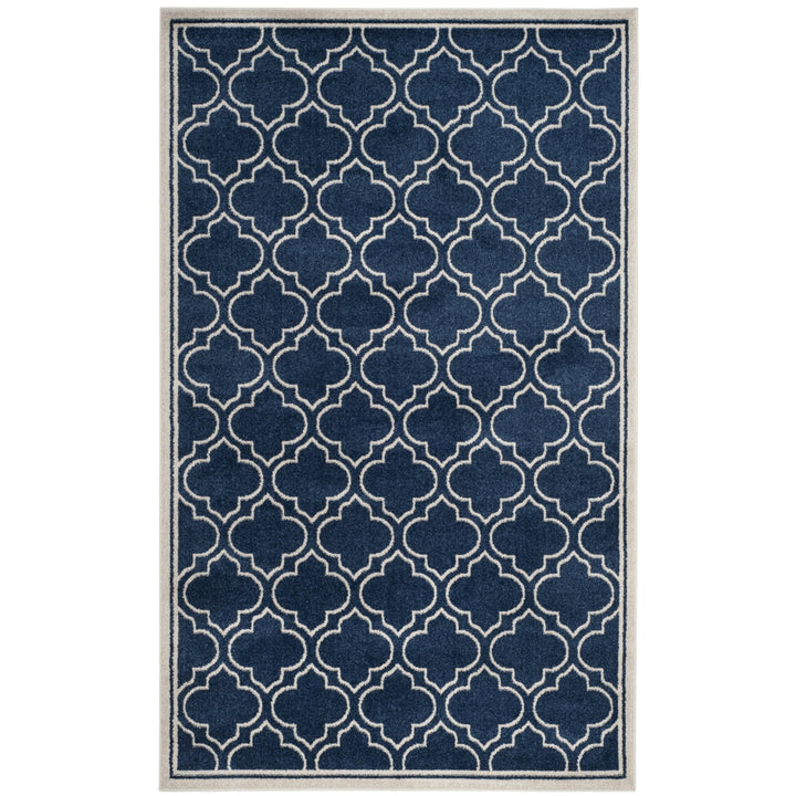 SAFAVIEH Amherst Collection AMTW412P Navy / Ivory Rug Image 1