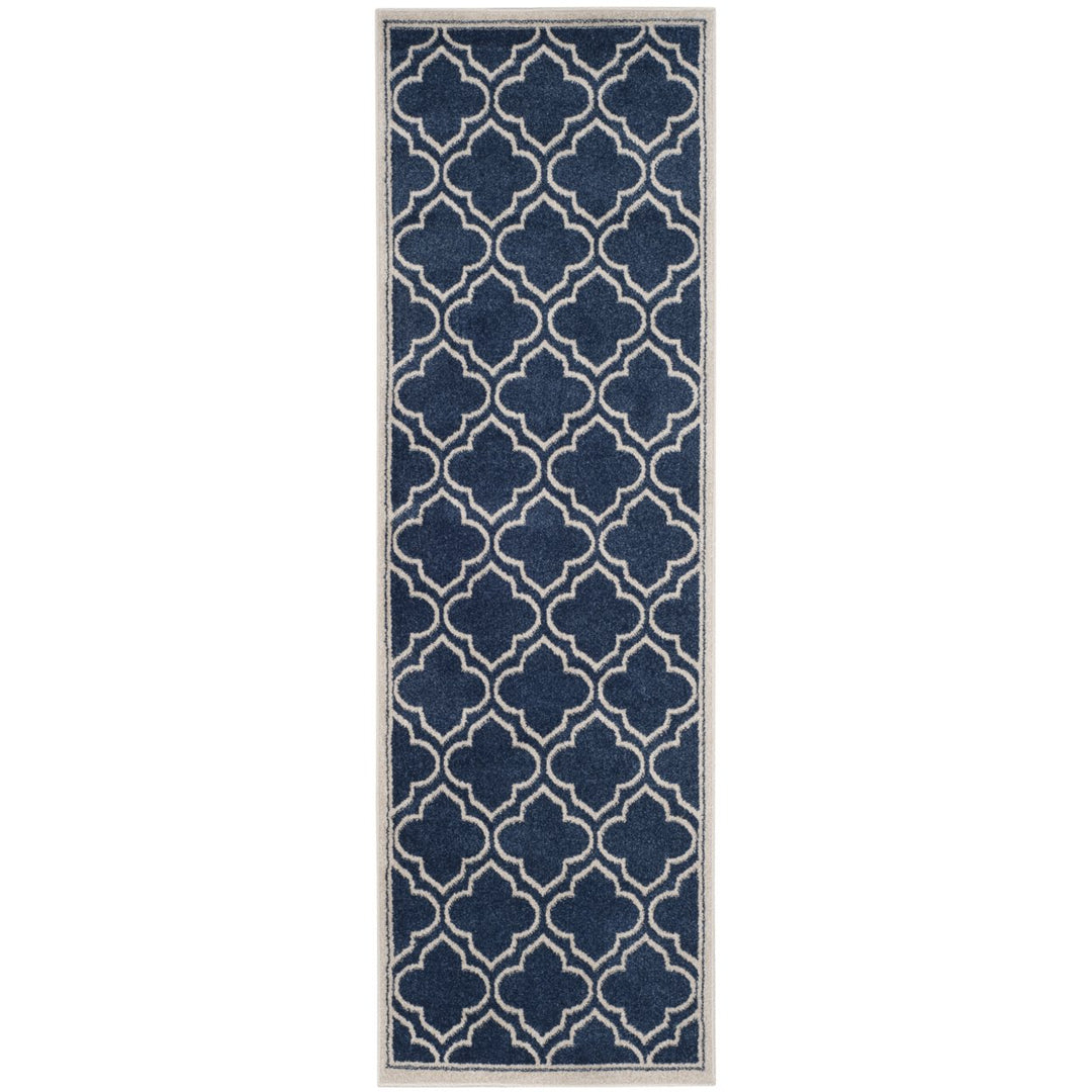 SAFAVIEH Amherst Collection AMTW412P Navy / Ivory Rug Image 5